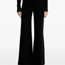 Расклешённые брюки с прорезными карманами Расклешённые брюки с прорезными карманами