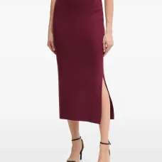 Миди-юбка с разрезом