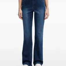 Джинсы с логотипом-нашивкой Джинсы с логотипом-нашивкой