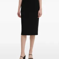 Миди-юбка с разрезом