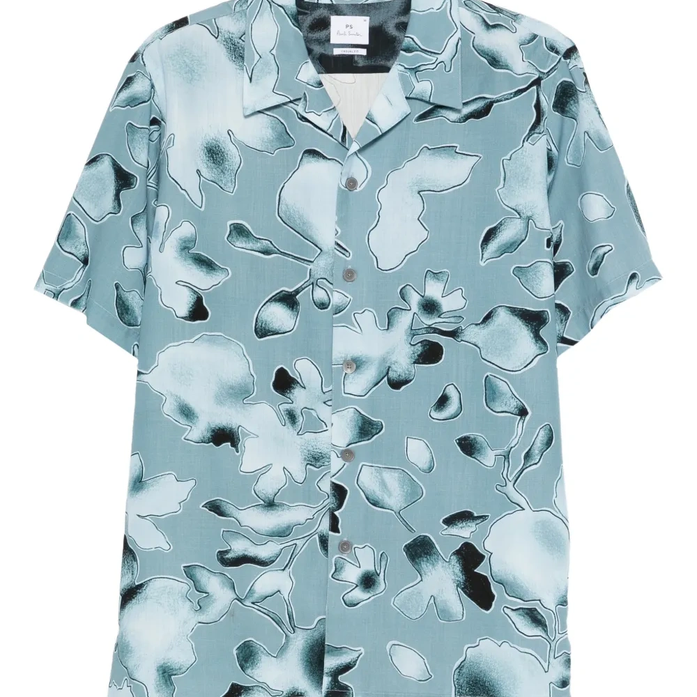 Рубашка с цветочным принтом