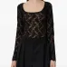 Боди Jannie с длинными рукавами и кружевом