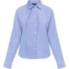 Рубашка в полоску на пуговицах