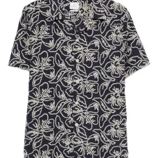 Рубашка с цветочной вышивкой Рубашка с цветочной вышивкой