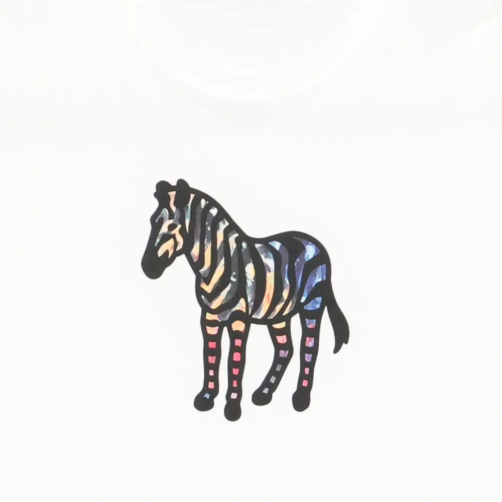 Футболка с принтом "зебра"