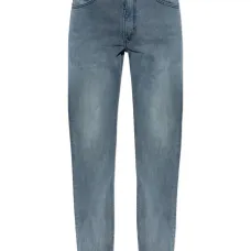 Джинсы прямого кроя с пятью карманами