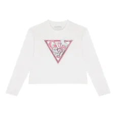 Футболка с логотипом и длинными рукавами