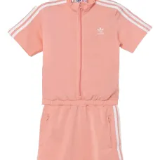 Платье на молнии с короткими рукавами