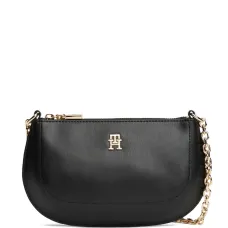 Сумка на плечо с цепочным ремешком и логотипом