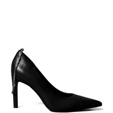 Туфли-лодочки с острым носком и украшением в виде цепочки