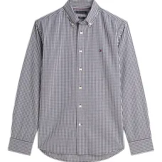 Рубашка в клетку с длинными рукавами