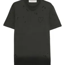 Футболка Journey с потертостями и сердцем