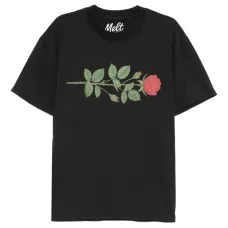 Футболка с принтом роз