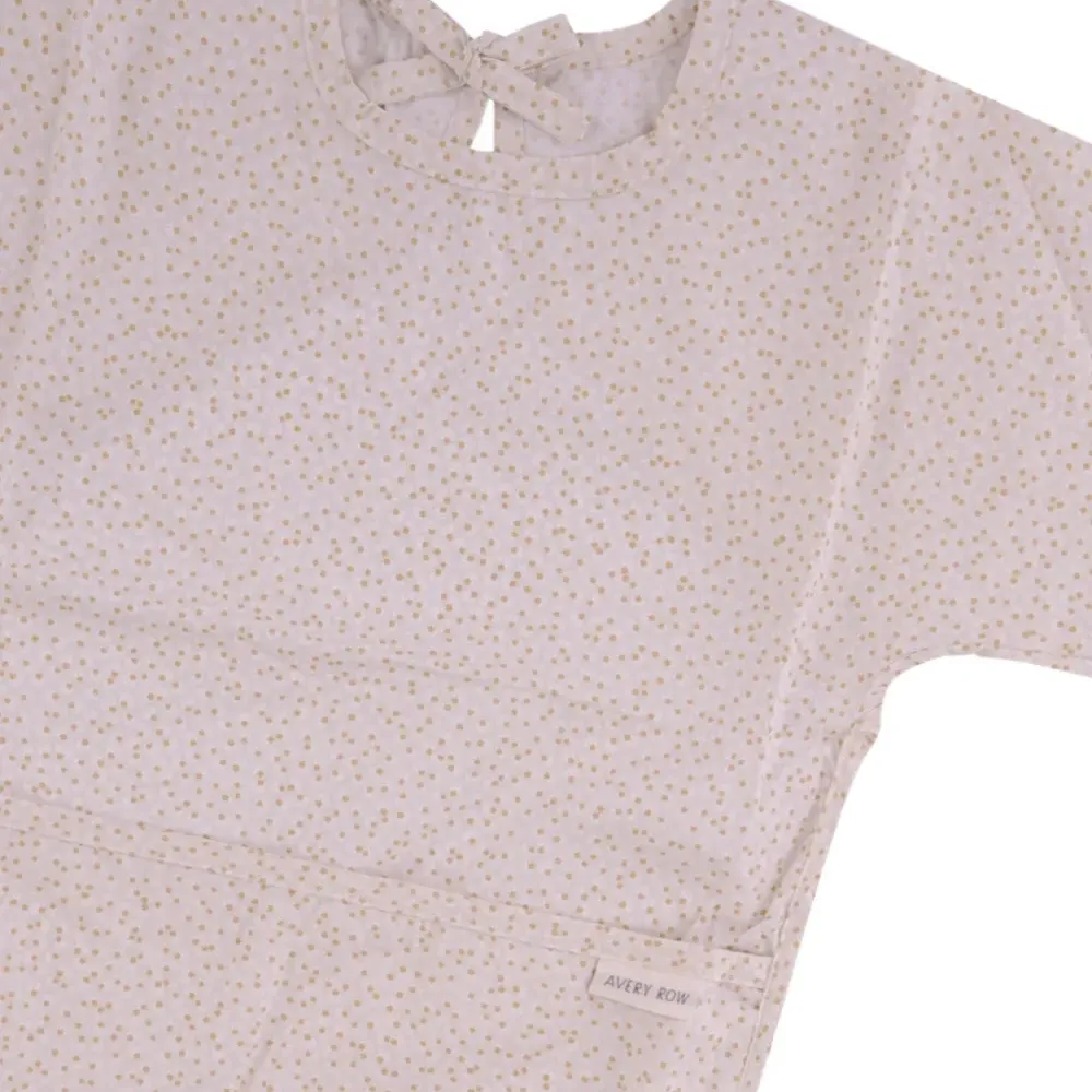 Нагрудник с цветочным узором "Маргаритковый луг"