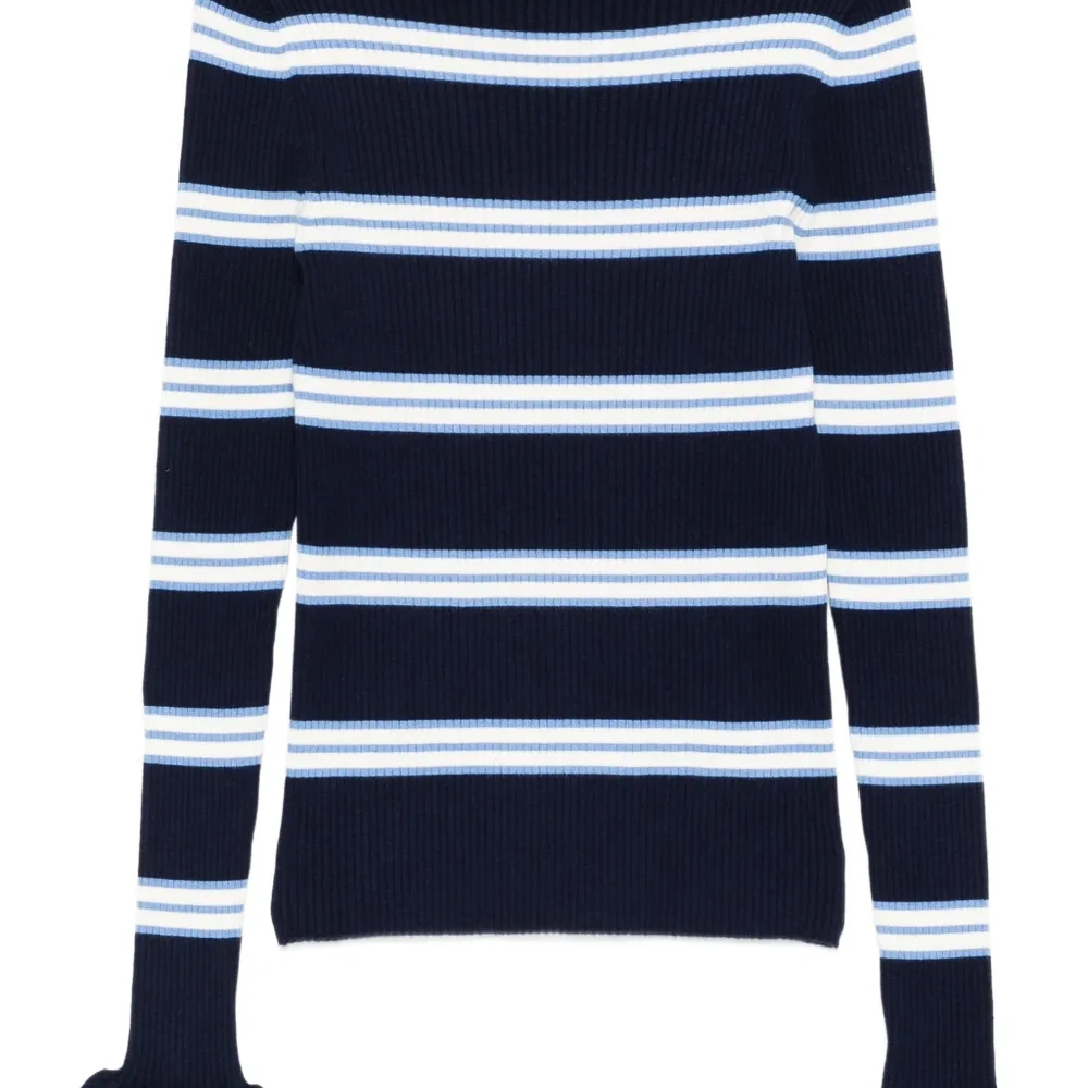 Топ в полоску с оборками Топ в полоску с оборками