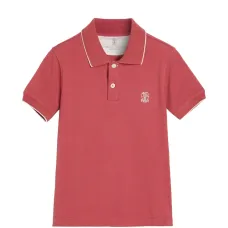 Хлопковое поло с логотипом