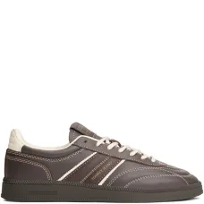 Кожаные кроссовки