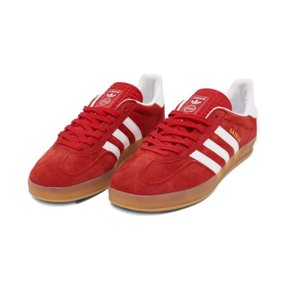 Кроссовки Gazelle Indoor GS в полоску для помещений