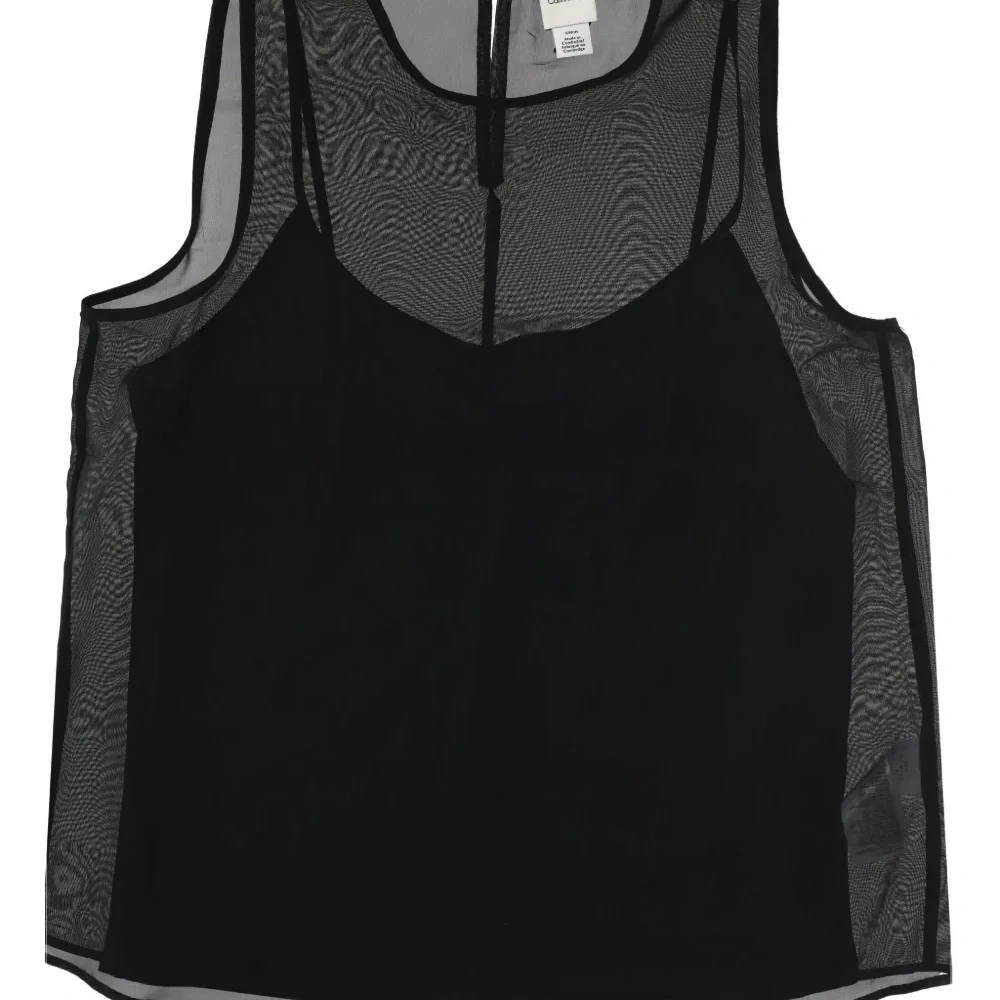 Топ без рукавов из сетки