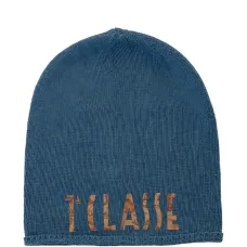 Шапка-бини с интарсией