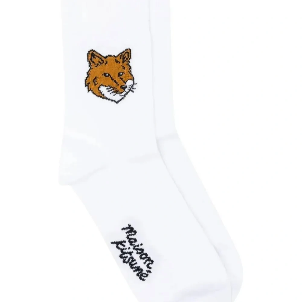 Носки с головой лисы