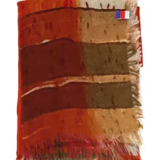 Полосатый шарф Arlatan с бахромой