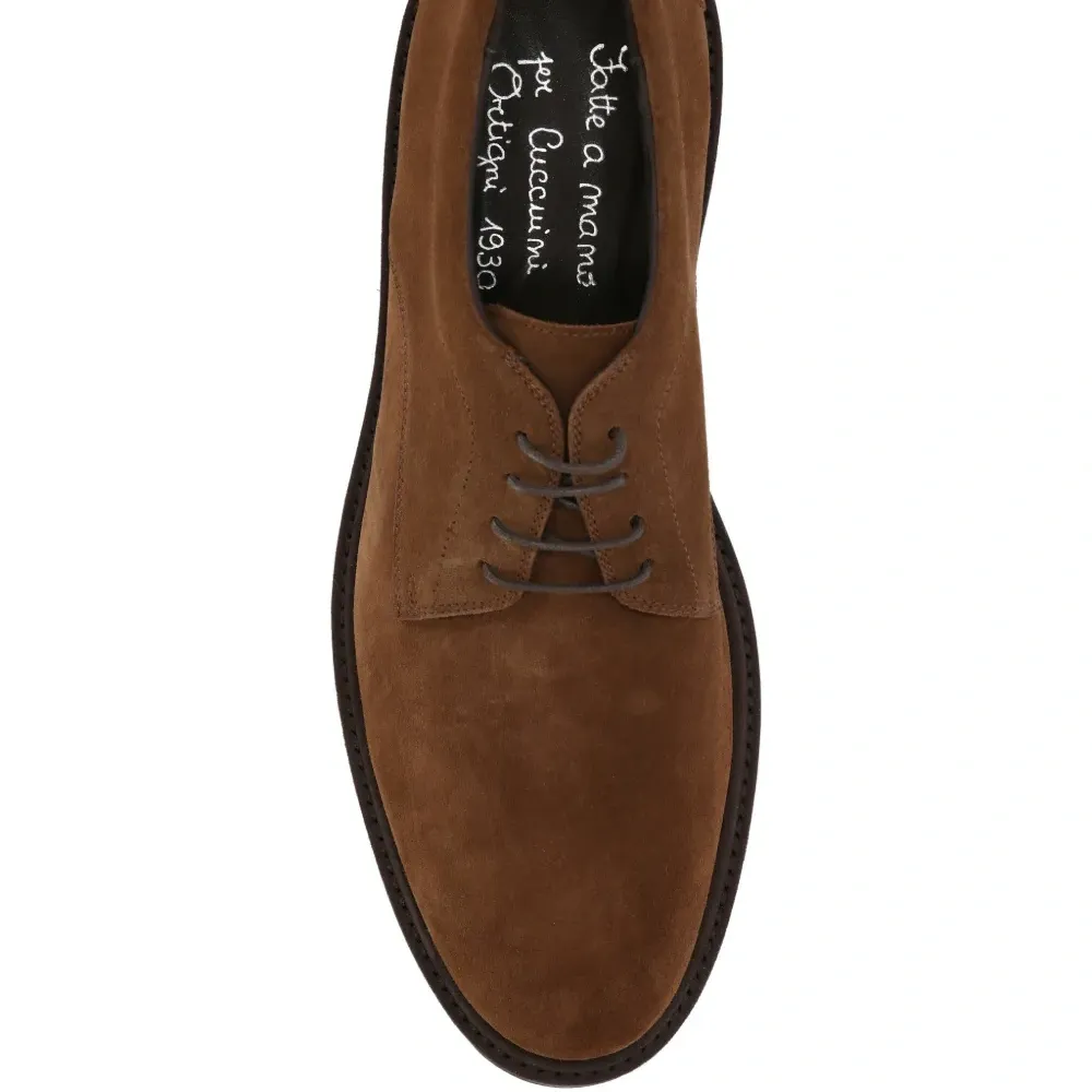 Замшевые дерби