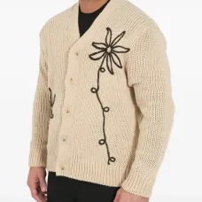 Жакет Mika с цветочной вышивкой и V-образным вырезом