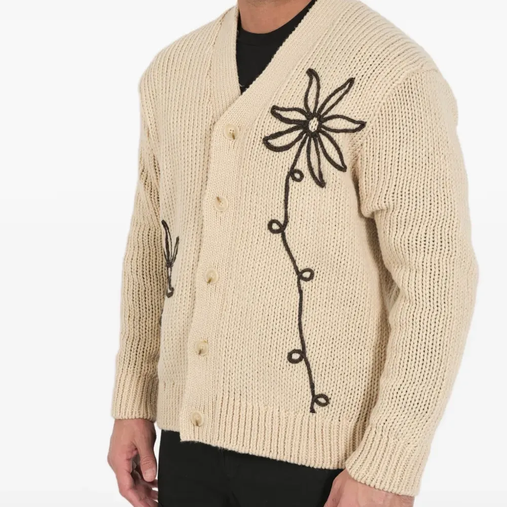 Жакет Mika с цветочной вышивкой и V-образным вырезом