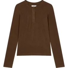 Лонгслив на пуговицах