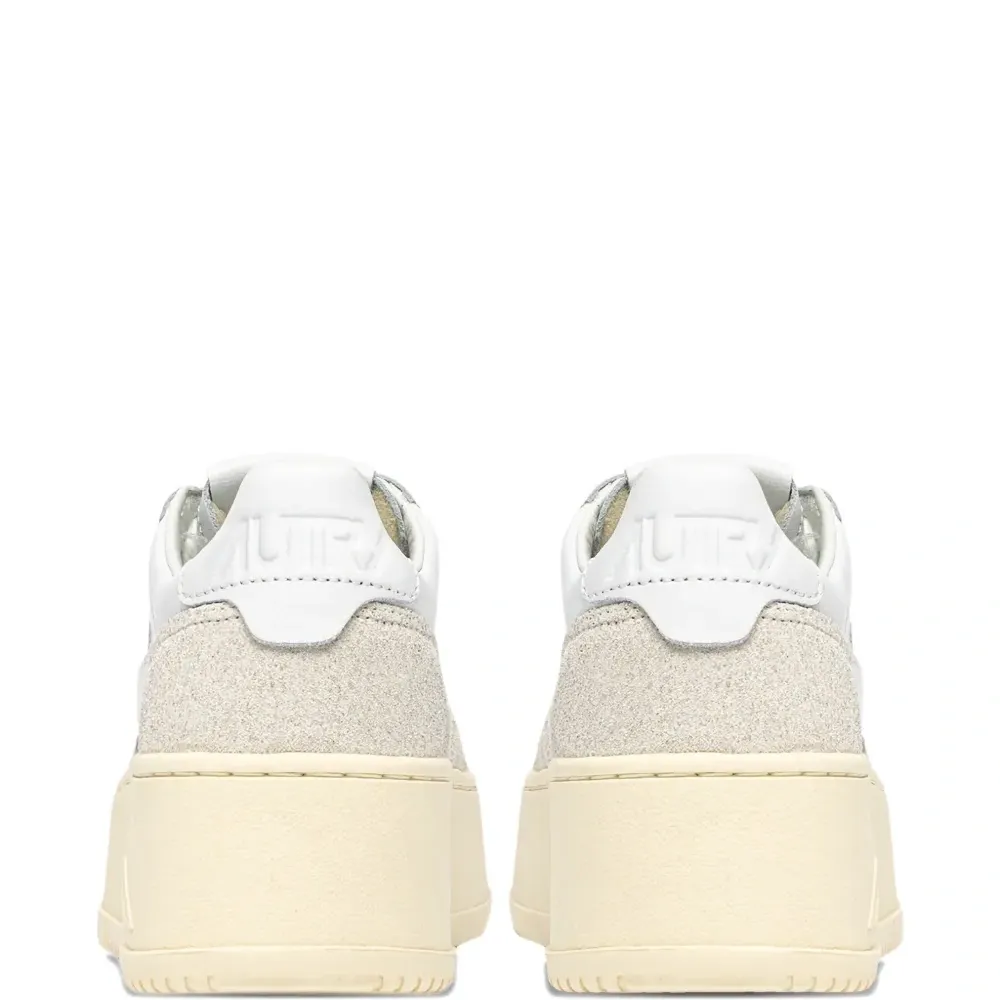 Кроссовки с платформой и вставками