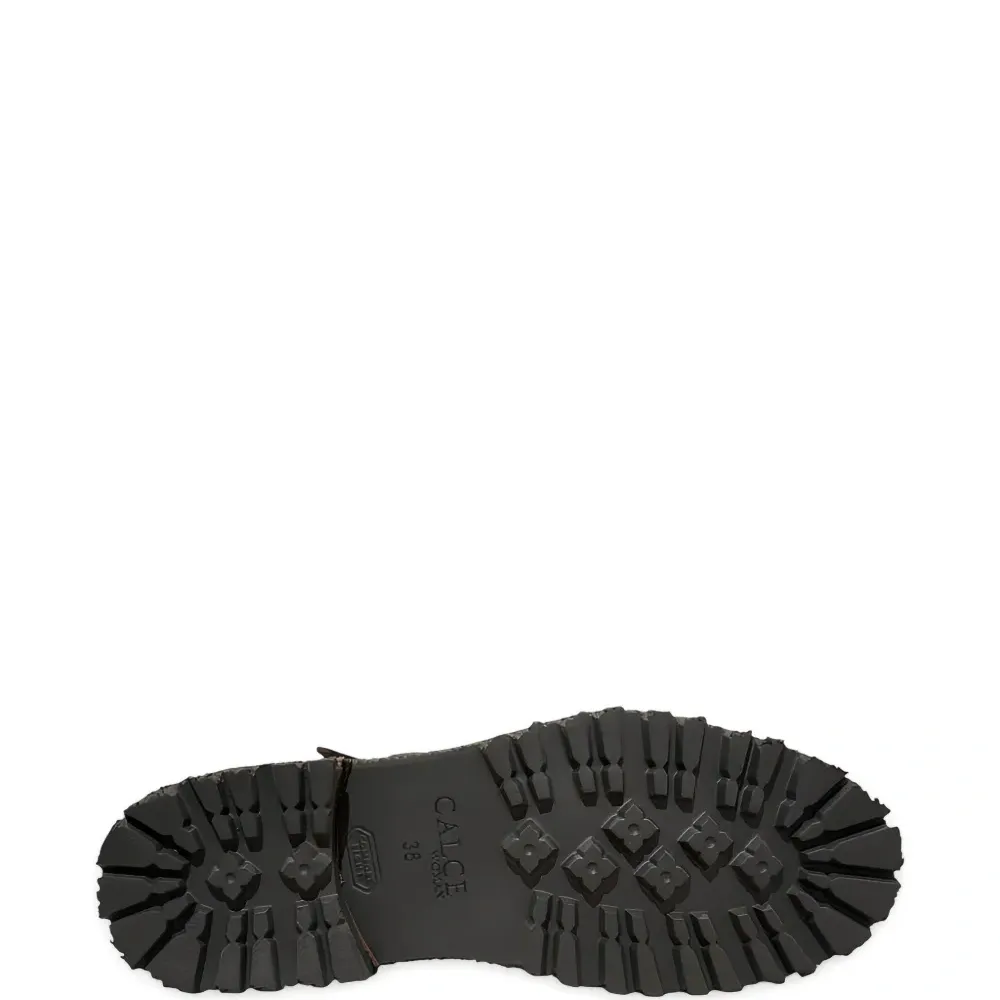 Ботинки байкерские на молнии с пряжками