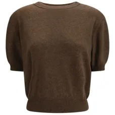 Футболка Genevra с пышными рукавами Футболка Genevra с пышными рукавами