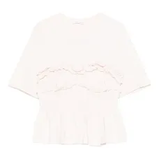 Футболка с рюшами и сборками Футболка с рюшами и сборками