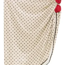 Пляжная одежда в горошек с цветочным принтом Пляжная одежда в горошек с цветочным принтом