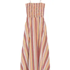 Макси-платье Anniken в полоску с присборенным лифом Макси-платье Anniken в полоску с присборенным лифом