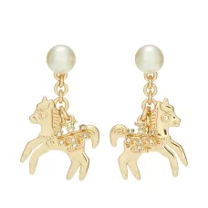 Серьги-подвески с подвеской в виде лошадки Curiosity