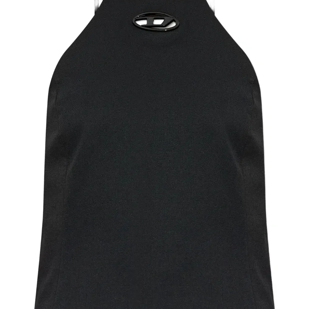 Топ с логотипом T-Elma и воротником-хальтер