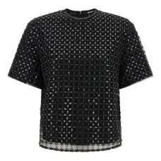 Футболка с вышивкой из пайеток Футболка с вышивкой из пайеток