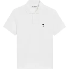 Поло с короткими рукавами и вышивкой в виде сердца