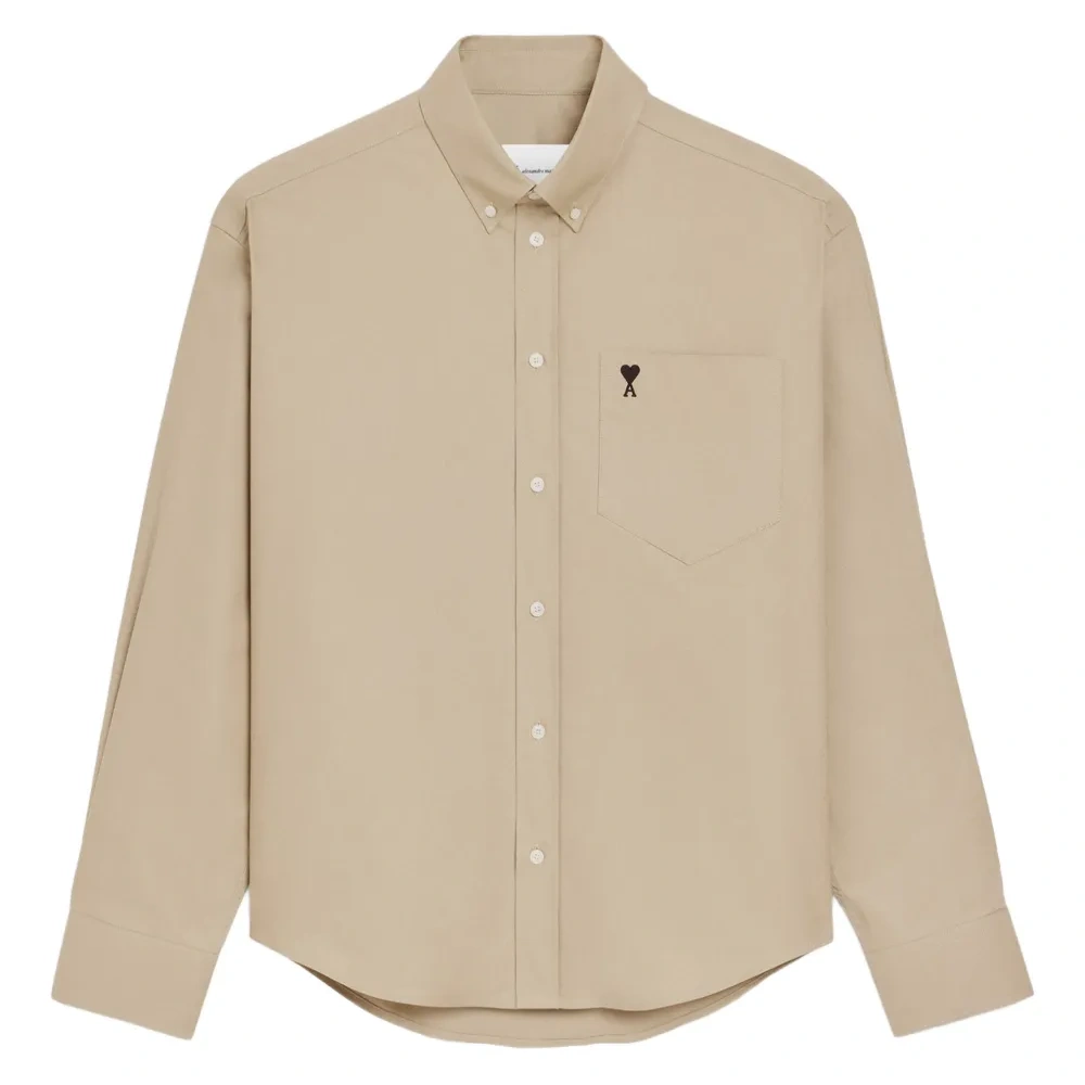 Рубашка с вышитым логотипом