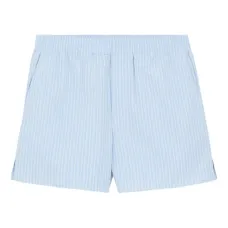 Полосатые шорты с эластичным поясом