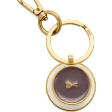 Брелок-ключница в виде чашки с сердцем Брелок-ключница в виде чашки с сердцем