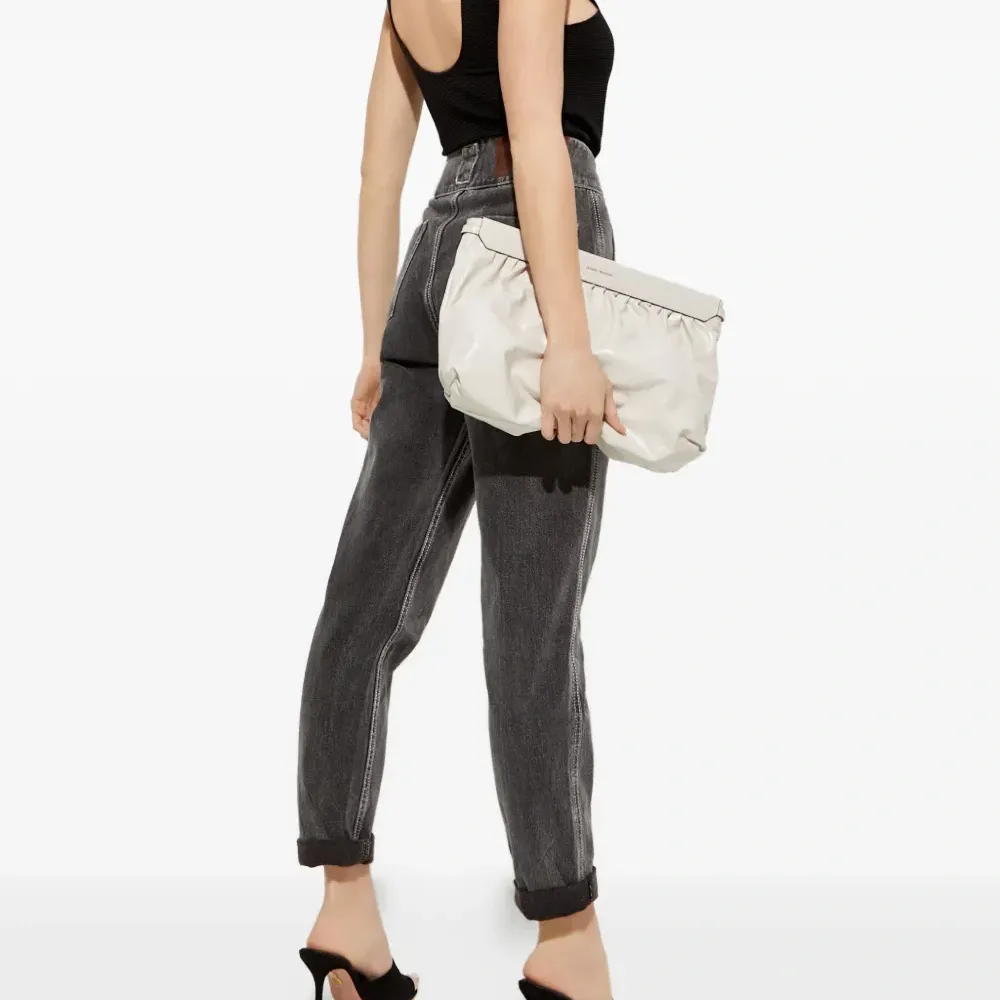 Трикотажная майка в рубчик