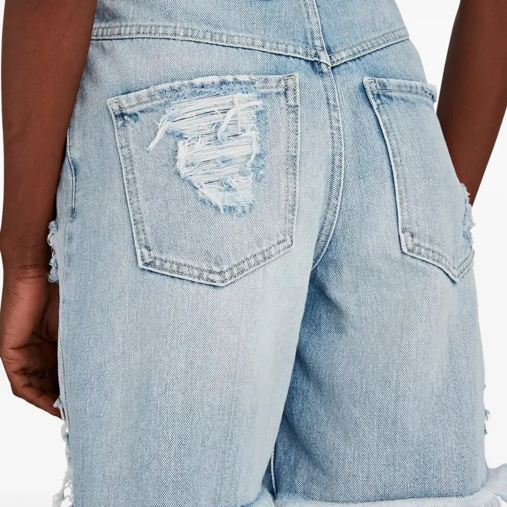 Джинсовые шорты Mia с необработанным краем