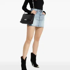 Мини-юбка с карманом на молнии