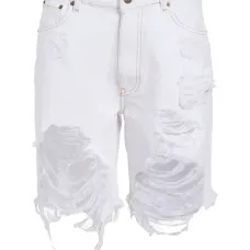 Шорты с эффектом потертости