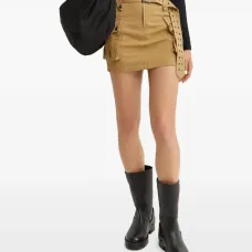 Мини-юбка с поясом в стиле карго Мини-юбка с поясом в стиле карго