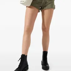 Карго-шорты с необработанным краем