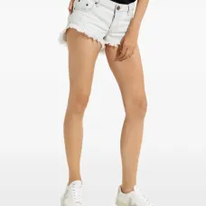 Шорты с необработанным краем